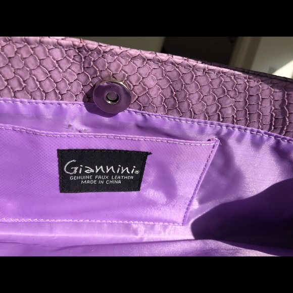 Oversized Python Clutch NWOT - Picture 6 of 10